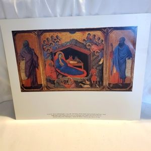 VTG Print Poster 11"x14" "The Navatiy  With the Prophets Isaiah and Ezekiel EC